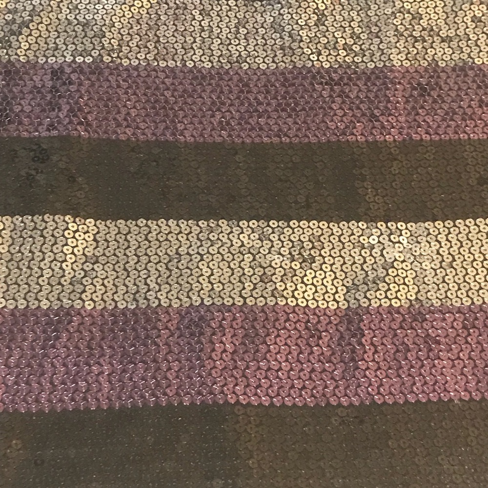 New Lane Bryant Striped Sequin Tank Top - Picture 3 of 4